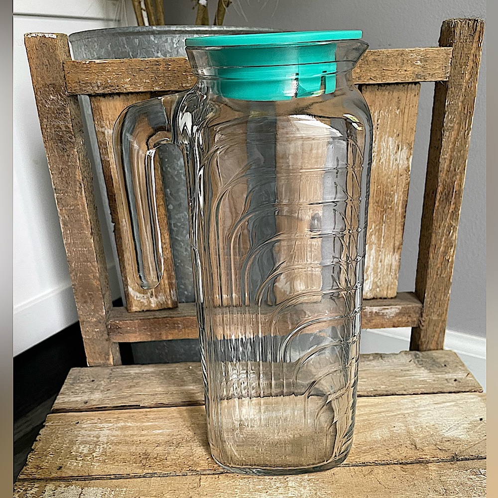 Vintage Covetro Italian Glass Pitcher